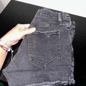 Abercrombie & Fitch High Rise Denim Shorts